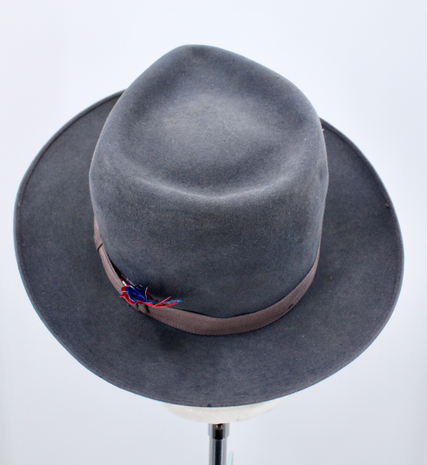 Men's VTG 1930s Dark Blue Penneys Marathon Hat Sz 7 30s JCPenney Fedora