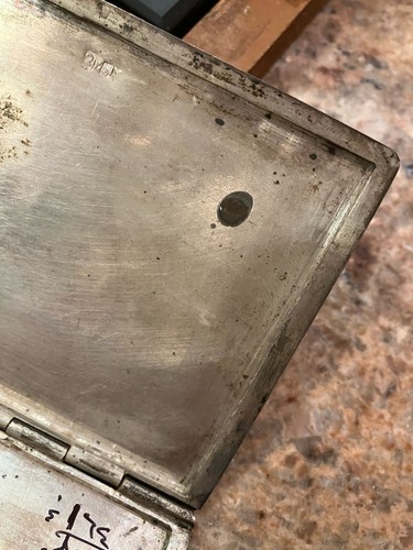 Antique Museum solid silver 84 Cigarette case box handmade needle Engraving - Picture 17 of 17