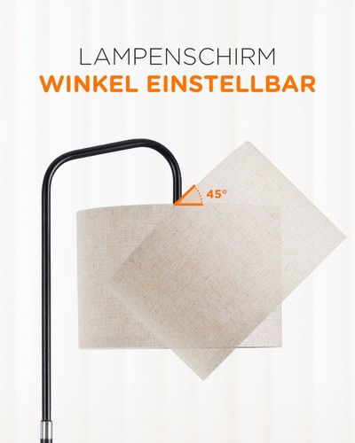 tomons Moderne Stehleuchte mit Tisch, Nachttisch, Tisch Verstellbare Stehlampe - Bild 3 von 8