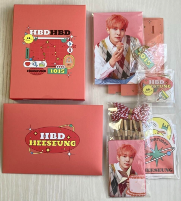 ENHYPEN HEESEUNG Birthday HBD MD DIY PHOTO CARD GARLAND ACRYLIC