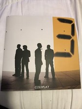 COLDPLAY 2005 TWISTED LOGIC TOUR CONCERT PROGRAM BOOK W/ TICKETS AND T-SHIRT
