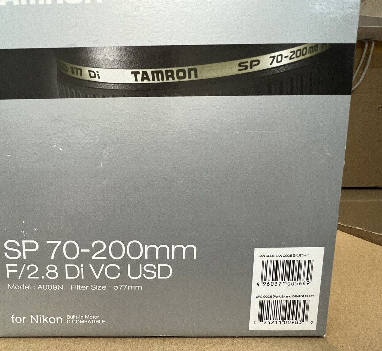 Tamron SP A009N 70-200mm f/2.8 VC Lens For Nikon for sale