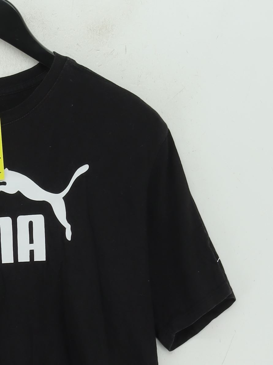 ALTRA Puma T Shirt Uomo M Nera 100% Altro Basic