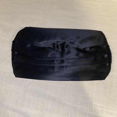 Slip Reusable Face Covering Black 100% Mulberry Silk Outer New $39 Retail