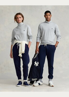 Polo Ralph Lauren New York NY Yankees MLB Grey Turtleneck Lt Ed