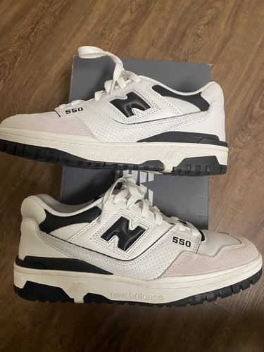 New Balance 550 Sea Salt Black Size 7.5 USED | eBay