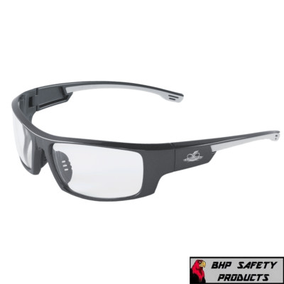 Bullhead Dorado Clear Performance Fog Lens Safety Glasses Ballistic Rated Sun