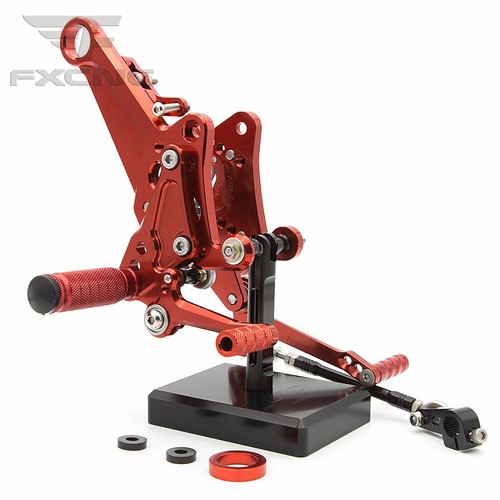 CNC Adjust Rearsets Footpegs For Ducati Carbon 2011-2018 Diavel 1200 2011-2015 - Picture 1 of 14