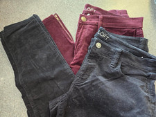 2 Pair LOFT modern skinny Ankle  Super Skinny Corduroy Pants Jeans 28 / 6P
