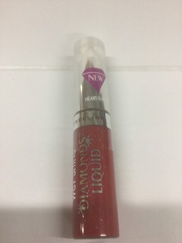 Maybelline Wet Shine Diamonds Liquid Lipcolor Lip Gloss ( HEART TO HEART ) NEW - Picture 2 of 7