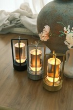 Klarako Crystal Lantern Lamp Modern Cordless Rechargeable Touch Control