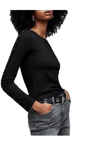 AllSaints Solid Tops for Women