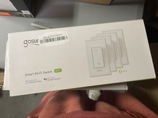 4 PACK Gosund Smart Light Switch ON-OFF In-Wall Single-Pole 15A White WiFi Smart
