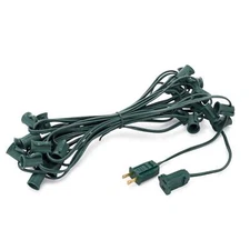C7 Light Stringers With E12 Sockets | SPT-1 Wire