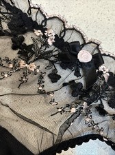 Agent Provocateur Caisey Black Pink Lace Brief Size Small AP 8-10 BNWT