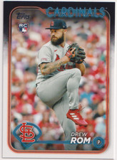 2024 Topps #476 Drew Rom RC St. Louis Cardinals