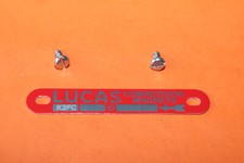 LUCAS K2FC TRIUMPH BSA NORTON COMPETITION MAGNETO RED LABEL  WITH SCREWS
