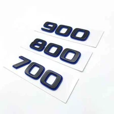 Blue Car Emblem Sticker 700 800 900 EDITION Rear Sticker Brabus Trunk Sticker/