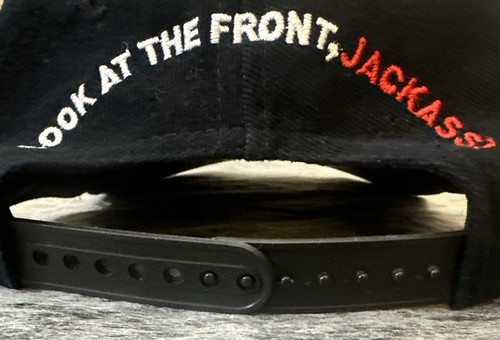 De colección 1998 WWF Stone Cold Steve Austin Flippin El Pájaro Lucha Sombrero SnapBack - Imagen 10 de 14