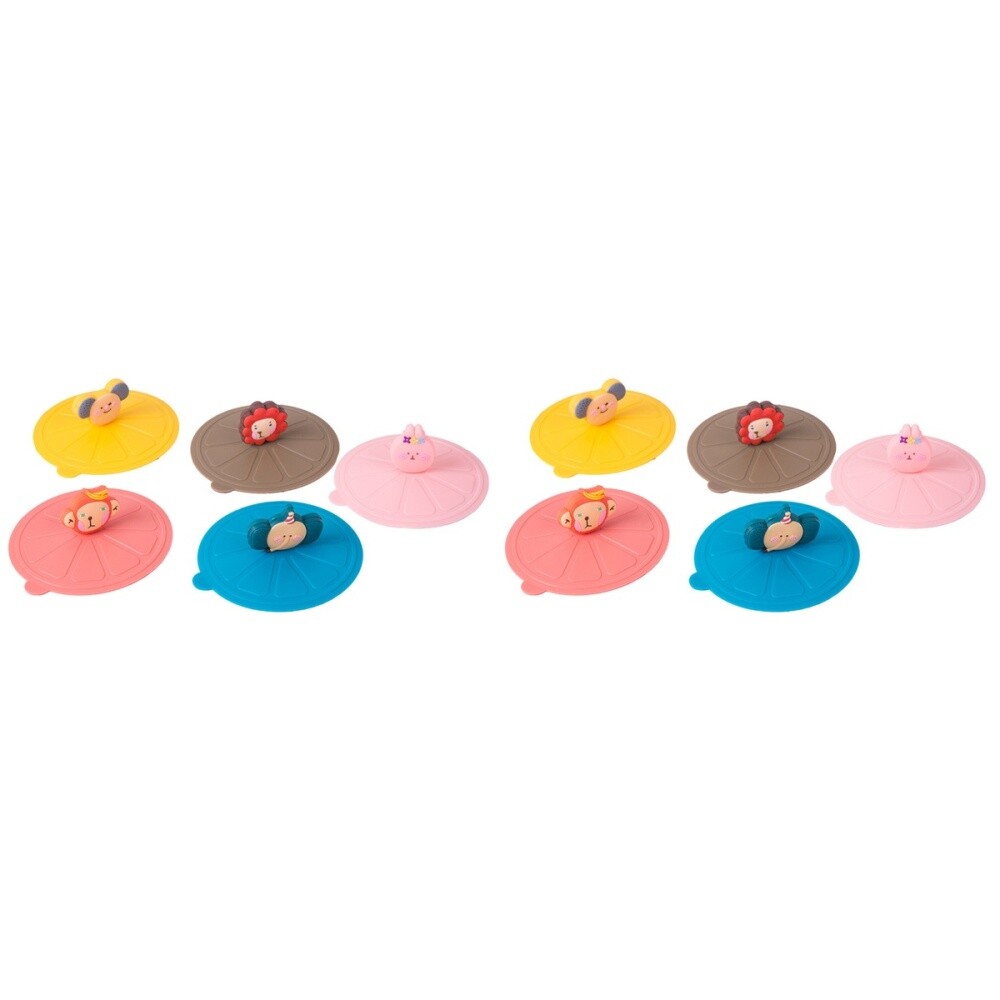 PRETYZOOM 3er Set Silikon Becherdeckel - Universal Für Tassen & Gläser