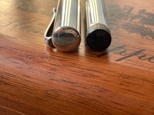 MONTEGRAPPA REMINISCSCENCE STERLING SILVER ROUND FOUNTAIN PEN - Bild 16 von 17