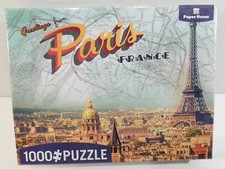 GREETINGS FROM PARIS FRANCE 1000 PIECE JIGSAW PUZZLE NEW SEALED