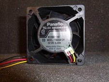 Panaflo FBA06A12H-XX FAN AXIAL 60X25.5MM 12VDC WIRE Lot of 2