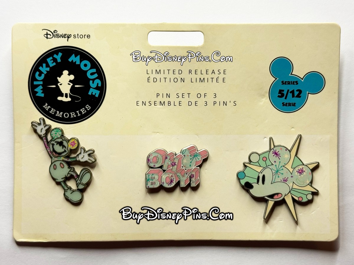 Mickey Memories LE 5/12 Series 3 Pin Set Disney Pin Lot RARE. | eBay