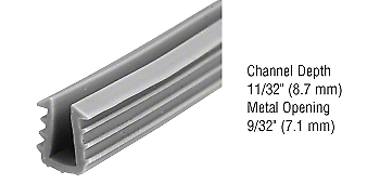 CRL D752BLC schwarze Verglasung Vinyl für 3/16" Glasstärke - 100 Fuß Rolle - Bild 3 von 3