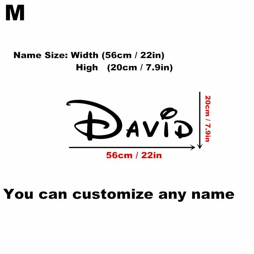 Personalized Name Wall Sticker Customized Name Decal Decoration For
