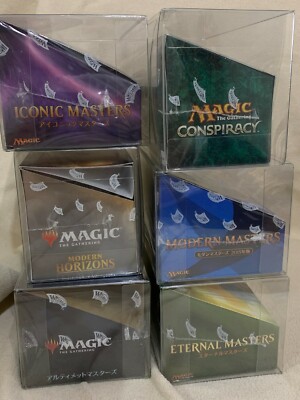 iconic masters booster box case Pokemon Booster Box Acrylic Protective Case! Durable And Magnetically   LOGANS POKESHIP