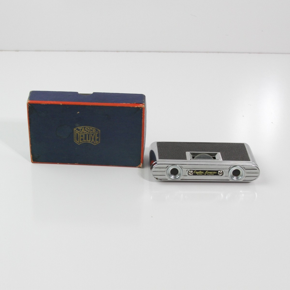VINTAGE KRON JAPAN CRYSTAL LENS 2.5X MAG PORTABLE FOLDAWAY OPERA