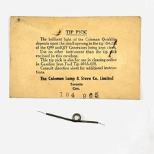 NOS Canadian Coleman Q007 104-905 for Q99 Q77 Lantern Lamp Generator Tip Cleaner