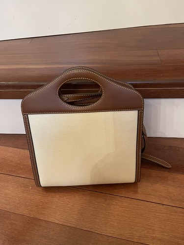 Buberry Mini Canvas and Leather Pocket Bag/$1,350 + Tax - Picture 7 of 12