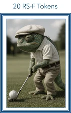 20 (RS-F) Driving Range Tokens Compatible With Range Servant Ball Dispenser