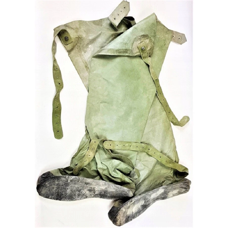 TRAJE MILITAR PROTECCIÓN CONTRA LA RADIACIÓN NBC OP-1 ABRIGO HAZMAT CON ZAPATOS - Imagen 3 de 4