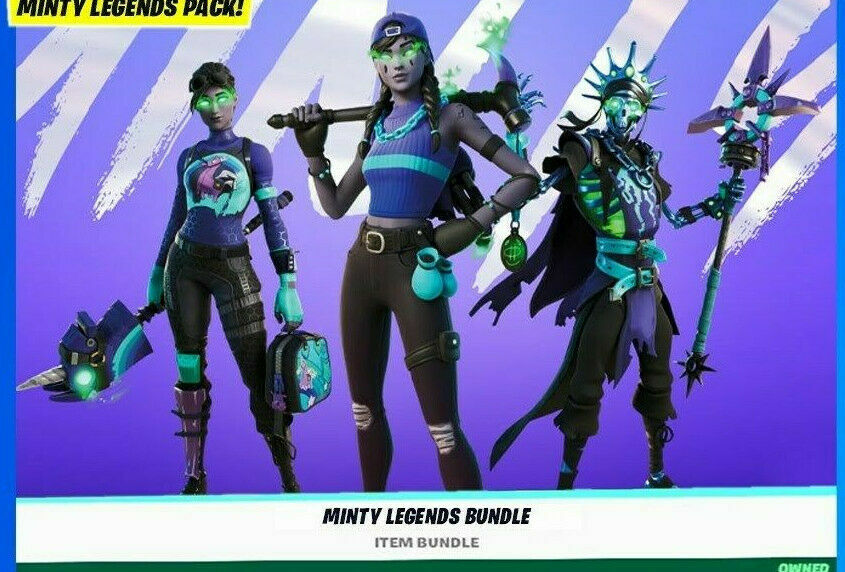 NEU DLC für Fortnite Minty Legends Pack Code 1000 V-Bucks Spiel ...