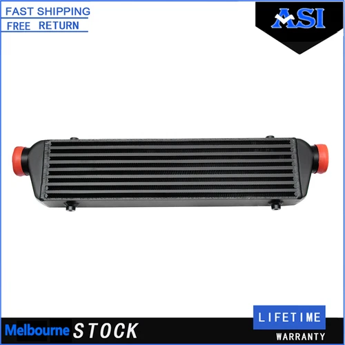 UNIVERSAL Intercooler 550x140x65mm DIESEL TURBO FMIC TURBO BLACK ASI - Picture 1 of 13