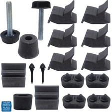1970-1972 Cutlass 442 Hood Door Trunk Glove Box - Rubber Bumper Stopper Kit