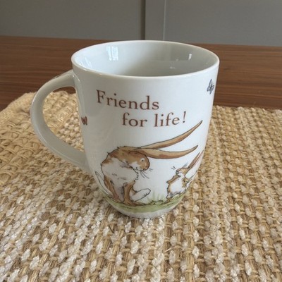 2016 Konitz Porcelain Coffee Mug Guess How Much I Love You Bunny Rabbit Friends 