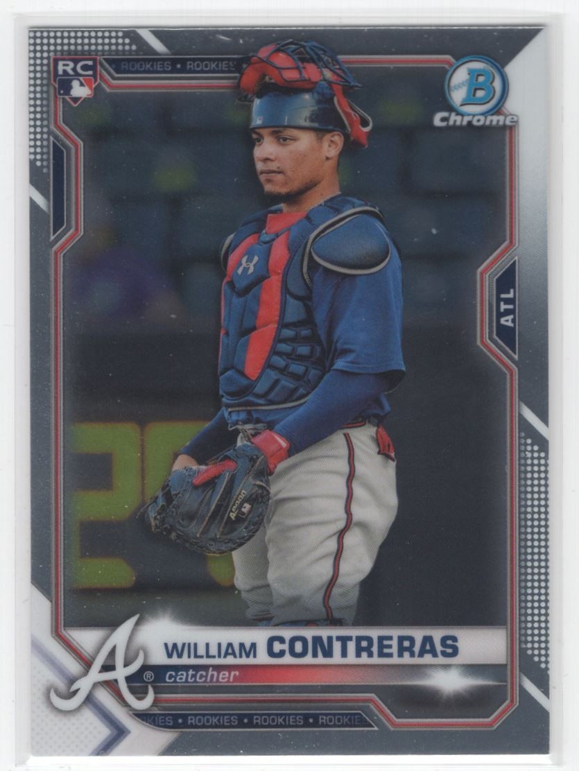 #38 2021 Bowman Chrome ^ William Contreras RC Braves