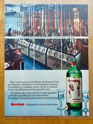 Doornkaat Brennerei Brennanlage Die gründlichen Ostfriesen 1976 Vintage Werbung