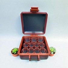 Peptide Vial Storage Case: Holds 3x 5ml  8x 3ml Vials