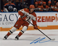Anaheim Ducks Leo Carlsson  Autographed Signed 8x10 Photo COA #3