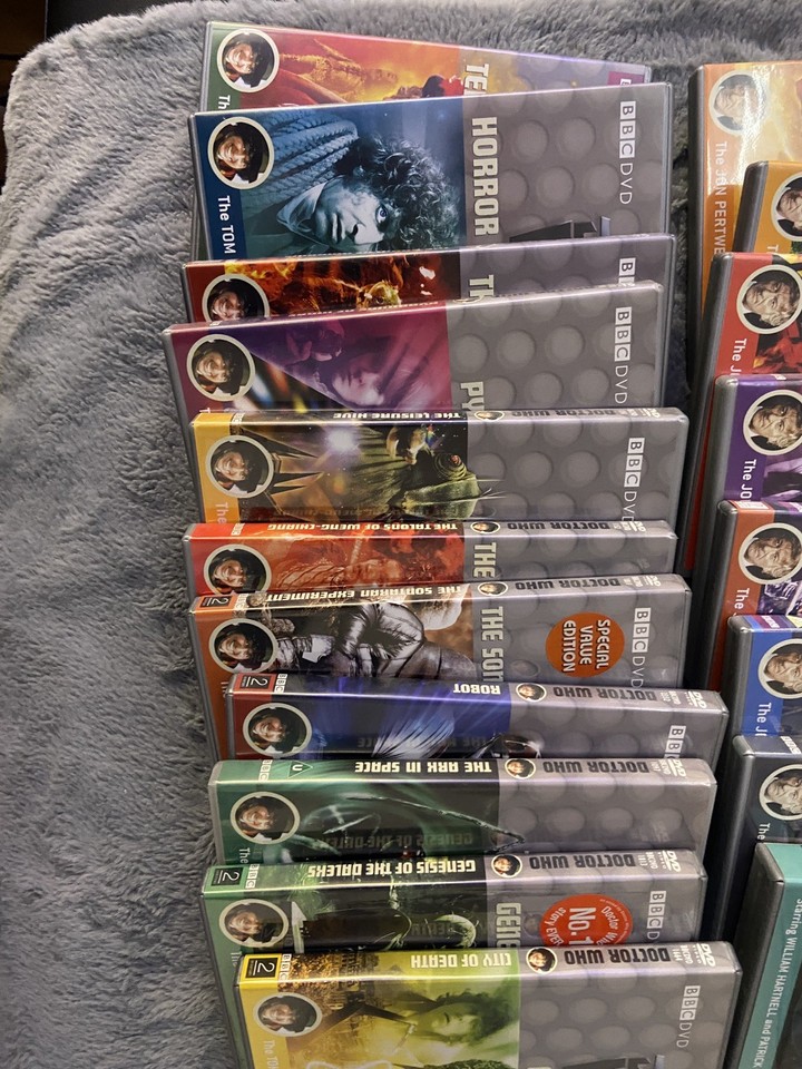 Doctor Who Classic Series DVD MEGA Bundle Lot of 34 classic Adventures ...