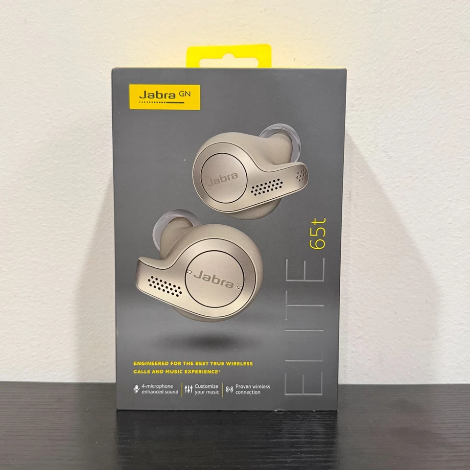 $70 JABRA Elite 65T Gold Beige Ear Buds - Parts Only - Image 2 of 4