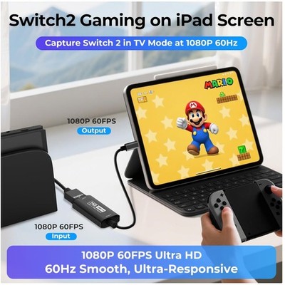 USB-C Video Capture Device, Stream Record 1080P