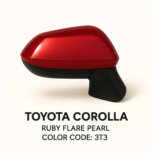 NEW RED Mirror fits 22-25 Corolla Sedan Power Heated Passenger Side Right