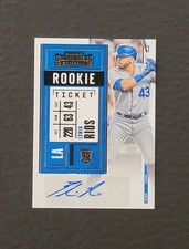 2020 Panini Contenders - Edwin Rios #129 Rookie Ticket Auto