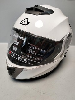 MotorradhelmAcerbis Klapphelm Motorradhelm Gr M in weiß